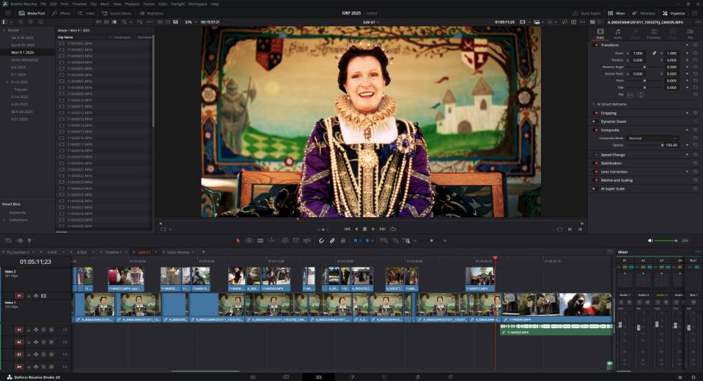 Featured image for Editing My Ohio Renaissance Festival 2025 Video